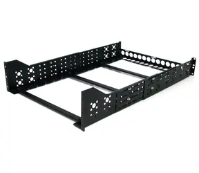 StarTech Univerzální kolejnice pro server rack černá / Kolejnice / 19" / 3U / nosnost 97,3 kg / ocel