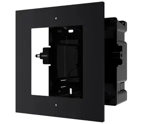 Hikvision DS-KD-ACF1/BLACK černá / Rámeček interkomu / zápustná montáž / pro 1 modul IP/2-vodičový / hliníková slitina