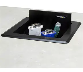 StarTech Krabička na kabely černá / Box na kabeláž / hliník, ocel / 145 x 147 x 91 mm