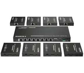 PremiumCord HDMI 1-8 splitter+extender / Rozbočovač a extender / CAT6/6a/7 / UHD 4K 60Hz / až 70 m