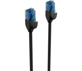 Shiverpeaks Cat6 U/UTP Slim černá / Patch kabel / 0,3 m / RJ-45