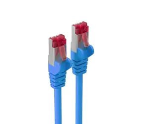 Shiverpeaks Cat 6A S/FTP modrá / Patch kabel / 2 m / 500 MHz / RJ-45