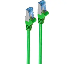 Shiverpeaks CAT6A S/FTP zelená / Patch kabel / 0,25 m / 500 MHz