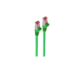 Shiverpeaks Cat6a S/FTP zelená 1 m / Patch kabel / RJ-45 / 500 MHz