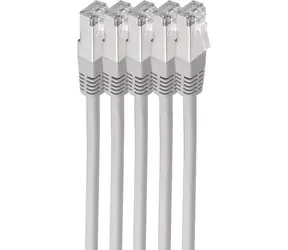 Shiverpeaks Cat6 S/FTP 0,5 m šedá / Patch kabel / RJ-45 / 5 ks