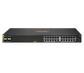 HPE Aruba 6100 24G CL4 4SFP+ / Switch / 24x Gigabit RJ45 / 4x SFP+ / PoE+ 370W