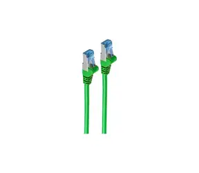 Shiverpeaks CAT 6A S/FTP zelená / Patch kabel / 500 MHz / 5 m