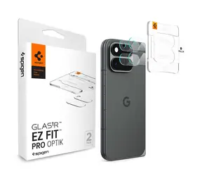 Spigen Glass tR EZ Fit Optik Pro pro Google Pixel 11 Pro Fold / Ochranné sklo na fotoaparát / 2 ks / tvrzené sklo 9H