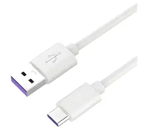 PremiumCord USB-C - USB-A bílá / Nabíjecí kabel / Super fast charging 5A / USB 2.0 / 0,5 m