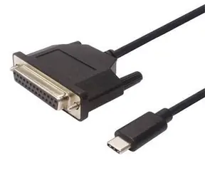 PremiumCord převodník USB-C na paralelní port Canon 25 pin / Převodník / USB-C - LPT / 1,5 m