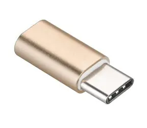 PremiumCord adaptér USB-C(M) - USB 2.0 Micro-B(F) zlatý / Adaptér