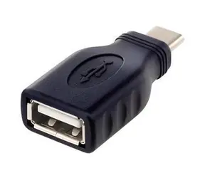 PremiumCord adaptér USB-C male - USB2.0 A female černá / Adaptér / OTG