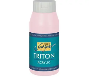 Kreul TRITON SOLO GOYA světle růžová / Akrylová barva / 750 ml / vodou ředitelná