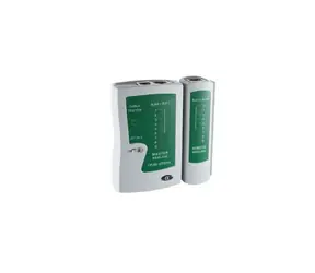 Shiverpeaks Tester síťových kabelů RJ45 / Tester kabelů / LED displej / 9V baterie / s pouzdrem