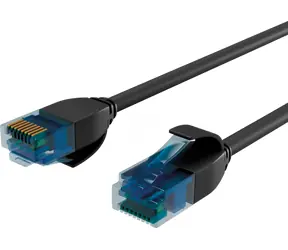 Shiverpeaks Cat6 U/UTP slim černá / Patch kabel / 3 m / RJ-45 / 1000 Mbit/s