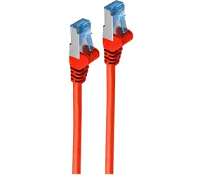 Shiverpeaks CAT 6A S/FTP červená / Patch kabel / 500 MHz / 5 m