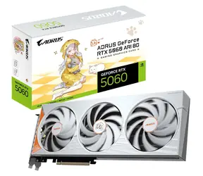 GIGABYTE AORUS GeForce RTX 5060 ARI 8G / Grafická karta / 2722MHz / 8GB GDDR7 / 128-bit / 3x DP + 1x HDMI / 550W