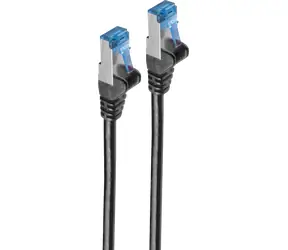 Shiverpeaks Cat 6A S/FTP černá (BS75712-S) / Patch kabel / 2 m / 500 MHz / RJ-45