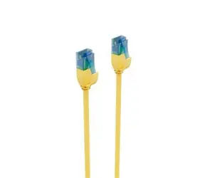 Shiverpeaks Cat6 žlutá / Patch kabel / U/UTP / slim / 2 m