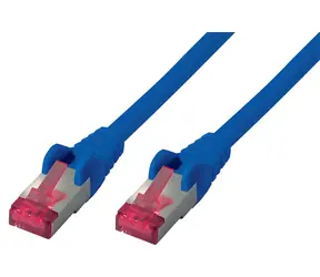 Shiverpeaks Cat 6A S/FTP modrá / Patch kabel / 2 m / RJ-45