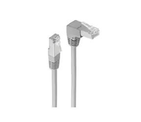 Shiverpeaks Cat6 S/FTP PIMF bílá / Patch kabel / RJ-45 lomený/rovný konektor / 0,5 m