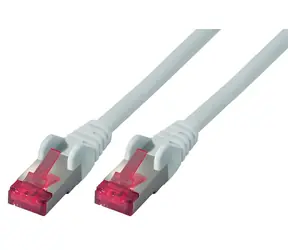 Shiverpeaks Patch kabel bílá / Patch kabel / S/FTP / Cat.6A / 0,5 m