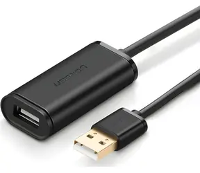 Ugreen Kabel USB-A - USB-A černá / Kabel / 10 m