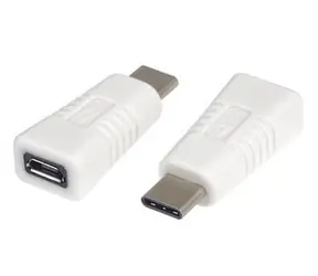 PremiumCord Adaptér USB-C - Micro USB 2.0 bílá / Redukce / OTG