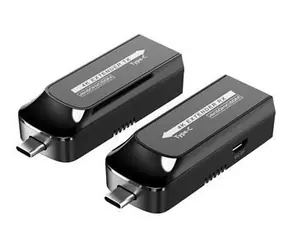 PremiumCord USB-C - USB-C extender / Extender / Cat6/6a/7 / 4K 60Hz / 60 m