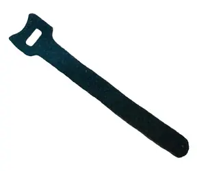 Lanview stahovací páska se suchým zipem černá / Stahovací páska / suchý zip / 16 x 210 mm / 100 ks