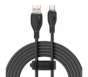Baseus černá / Kabel USB-A - USB-C / 2 m