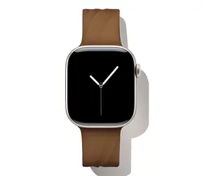 iDeal Soft Swirl 38/40/41/42 S/M Salted Caramel / Silikonový řemínek / pro Apple Watch / 20 mm