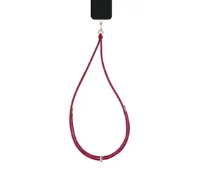 iDeal Cord Phone Strap Fine Wine červená / Popruh k telefonu / univerzální / 1,4 m