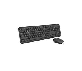 Canyon SET-W20 černá / Klávesnice s myší / bezdrátová / SK/CZ layout / optická myš 800/1200/1600 DPI