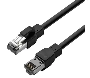 Lanview Cat6a S/FTP HIGH-FLEX Outdoor černá / Síťový kabel / RJ-45 / 0,25 m