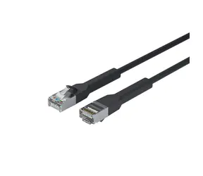 Lanview Cat6a U/FTP černá / Síťový kabel / RJ-45 / 0,25 m / LSZH