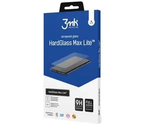 3mk HardGlass Max Lite tvrzené sklo pro Realme 10 5G černá / Ochranné sklo / Celoplošné / 9H