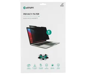 eSTUFF Magnetic Privacy Filter 13.8" černá / Filtr ochrany soukromí / magnetický / pro Surface Laptop 7 / 3:2