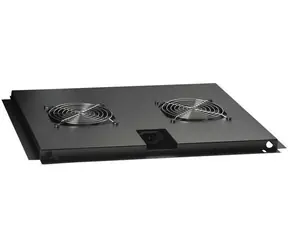 Lanview Ventilátorový panel pro rack 600×600 mm / Ventilátorový panel / 2 ventilátory / 295 m3/h / 19"