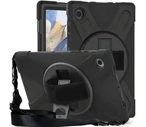 eSTUFF AUSTIN černá / Pouzdro / pro Samsung Galaxy Tab A8 10.5 / polykarbonát / s ramenním popruhem