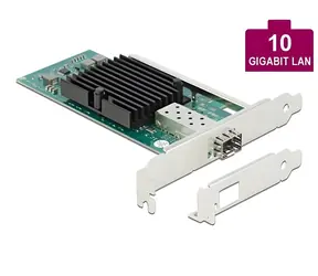 DeLock PCIe x8 10 Gigabit LAN 1x SFP+ / Síťová karta / Intel 82599EN / PCIe x8 v2.0 / Jumbo Frames