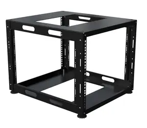 Lanview Open Frame D=584mm černý / Otevřený rám / 19" / 8U / nosnost 30 kg / IP20