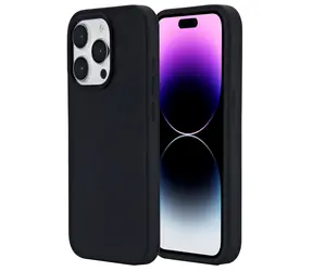 eSTUFF INFINITE RIGA iPhone 15 Pro černá / Pouzdro / Silikon / 93% recyklovaný materiál (GRS)