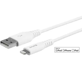 eSTUFF Lightning MFI bílá / Kabel / Lightning - USB-A / 0,15 m / MFI