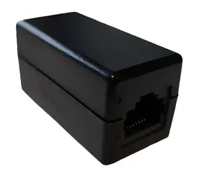 Lanview RJ45 spojka černá / Spojka síťového kabelu / UTP / F/F