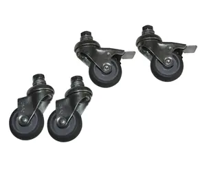Lanview RAX111 / Sada koleček pro rack / M10 / 240 kg / sada 4 ks