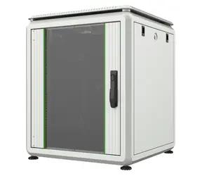 Lanview Data Line bílá / Stojanový rozvaděč / 19" / 600×600 mm / 12U / nosnost 2000 kg