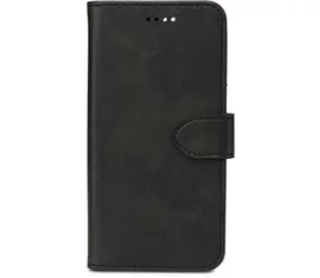 eSTUFF WALES pouzdro pro Apple iPhone 17e/16e/14 černá / Pouzdro na mobil / Flipové s přihrádkou na karty