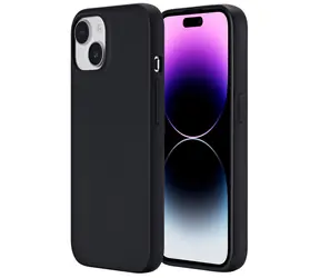 eSTUFF INFINITE VIENNA černá / Ochranný kryt / Apple iPhone 15 / Recyklovaný TPU (GRS)