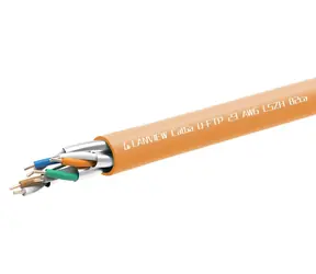 Lanview Cat6a U/FTP oranžová / Síťový kabel / 305 m / LSZH / bez konektorů